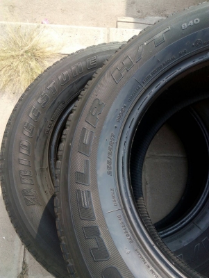 255/65R17 BRIDGESTONE DUELER ไม่มีปะ ชุด 4 เส้น tel.081-427-3941 ไอดีไลน์ 0814273941