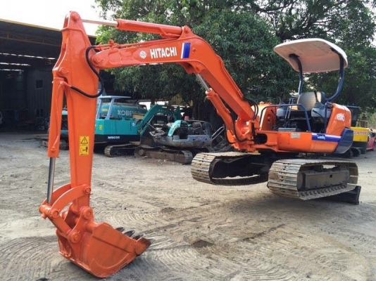 ขายรถขุดแบคโฮ HITACHI EX40 ขนาด40 (คอลโทลสั้น ปั๊มนิ้ว แทรคเหล็ก) ราคา 450,000฿ ต่อรองได้ ☎️สนใจ096-3268553 (ช่างเบนซ์) ID LINE 0963268553
