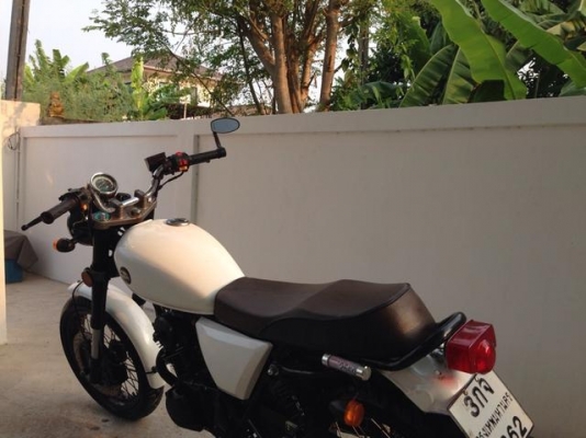 Stallion Centaur 150cc สีขาว รถ 6 เดือนสภาพใหม่ป้ายแดง สวย