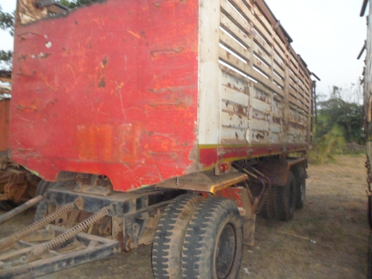 หางพ่วง ยาว 6  เมตร80   3 เพลาดั้ม  สนใจ โทร089  9383433