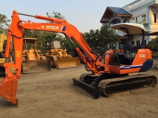 ขายรถขุดแบคโฮ HITACHI EX40 ขนาด40 รถเก่านอกแท้100\%(คอลโทลสั้น ปั๊มนิ้ว ระบบไว) รถพร้อมใช้งาน เอกสารคร ขายรถขุดแบคโฮ HITACHI EX40 ขนาด40 รถเก่านอกแท้100\%(คอลโทลสั้น ปั๊มนิ้ว ระบบไว) รถพร้อมใช้งาน เอกสารคร