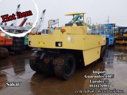 ขาย รถบดล้อยาง sakai T600C จำหน่าย รถ เครื่องจักร อุปกรณ์ทุกชนิด นำเข้า100\% ราคาถูก eurotec 0818176901