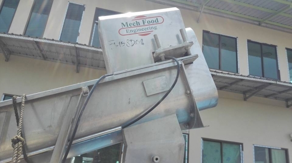 ** SOLD ** สกรูลำเลียง อาหาร/วัตถุดิบ วัสดุสแตนเลสทั้งตัวและโครงสร้าง สภาพใหม่มากๆ ไฟ 380V อุปกรณ์ครบทุกชิ้นพร้อมใช้งาน.