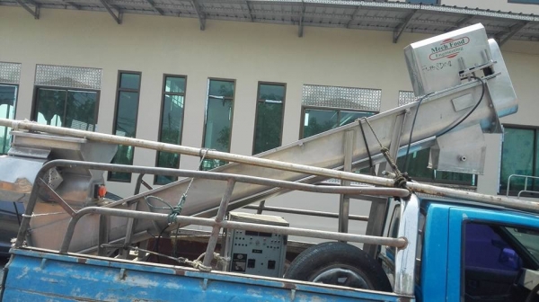 ** SOLD ** สกรูลำเลียง อาหาร/วัตถุดิบ วัสดุสแตนเลสทั้งตัวและโครงสร้าง สภาพใหม่มากๆ ไฟ 380V อุปกรณ์ครบทุกชิ้นพร้อมใช้งาน.