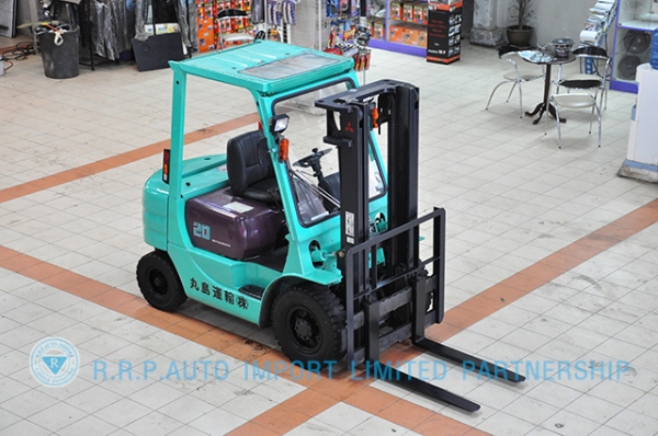 ขายรถโฟล์คลิฟท์มือสอง MITSUBISHI รุ่น FG20-03225  ราคา 175,000 บาท นำเข้าจากประเทศญี่ปุ่น 100\% ไม่เคยใช้งานในประเทศไทย