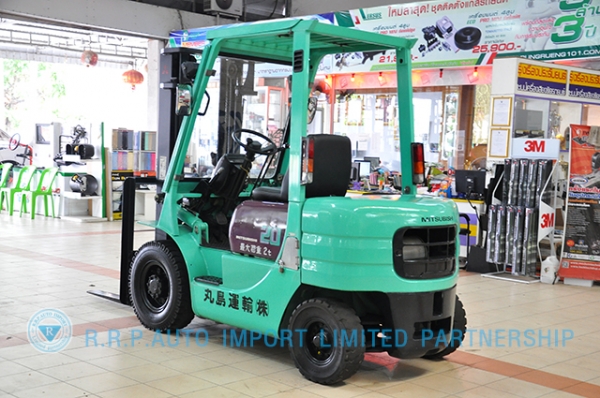 ขายรถโฟล์คลิฟท์มือสอง MITSUBISHI รุ่น FG20-03225  ราคา 175,000 บาท นำเข้าจากประเทศญี่ปุ่น 100\% ไม่เคยใช้งานในประเทศไทย