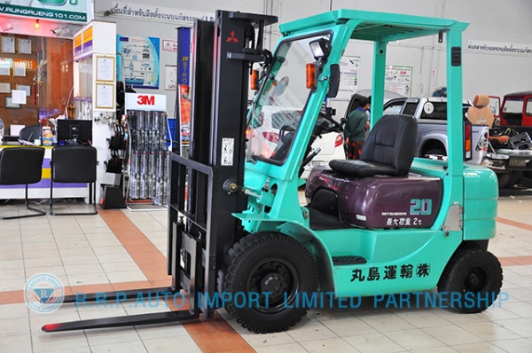 ขายรถโฟล์คลิฟท์มือสอง MITSUBISHI รุ่น FG20-03225  ราคา 175,000 บาท นำเข้าจากประเทศญี่ปุ่น 100\% ไม่เคยใช้งานในประเทศไทย