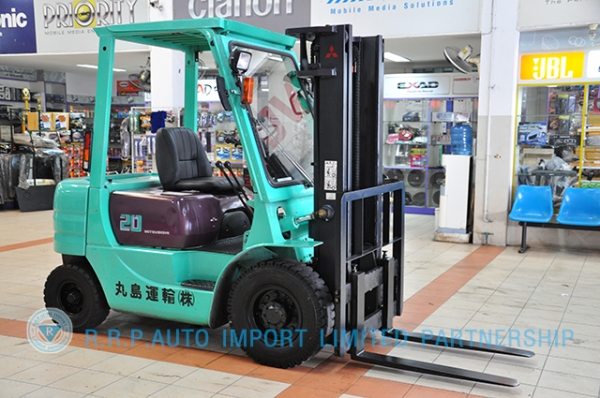ขายรถโฟล์คลิฟท์มือสอง MITSUBISHI รุ่น FG20-03225  ราคา 175,000 บาท นำเข้าจากประเทศญี่ปุ่น 100\% ไม่เคยใช้งานในประเทศไทย