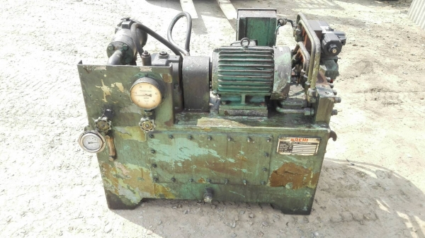 Sell> ขายชุดปั้มไฮดรอลิค Power Unit Nachi มอเตอร์ 3 แรง มาพร้อมคอนโทรลไฟฟ้า พร้อมใช้งาน สภาพสวยครับ