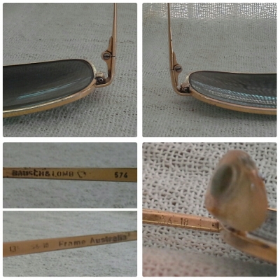 แว่นตาโกลด์ฟิลด์/บิดาของเรย์-แบน  BAUSCH &amp; LOMB made in Australia