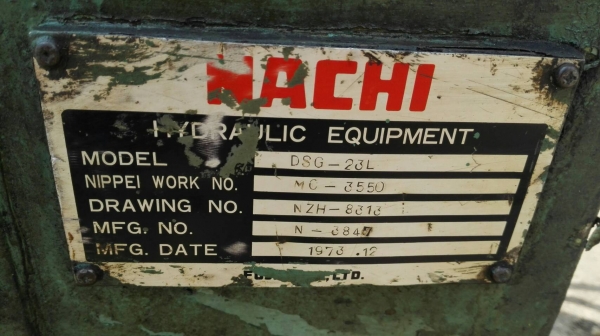 Sell> ขายชุดปั้มไฮดรอลิค Power Unit Nachi มอเตอร์ 3 แรง มาพร้อมคอนโทรลไฟฟ้า พร้อมใช้งาน สภาพสวยครับ