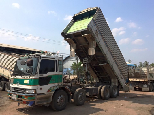 แสงฟ้าเต๊นท์รถ//ขายรถพ่วงเปอร์เฟียร์24ล้อ เครื่อง P11C-320แรง ดั้มแม่ลูกกระบะมิเนียม  1,450,000