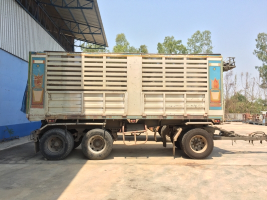 แสงฟ้าเต๊นท์รถ//ขายรถพ่วงเปอร์เฟียร์2คานหน้า เครื่อง P11C-320แรง ดั้มแม่ลูกกระบะมิเนียม  ลูกดั้ม3คาน