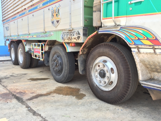 แสงฟ้าเต๊นท์รถ//ขายรถพ่วงเปอร์เฟียร์2คานหน้า เครื่อง P11C-320แรง ดั้มแม่ลูกกระบะมิเนียม  ลูกดั้ม3คาน