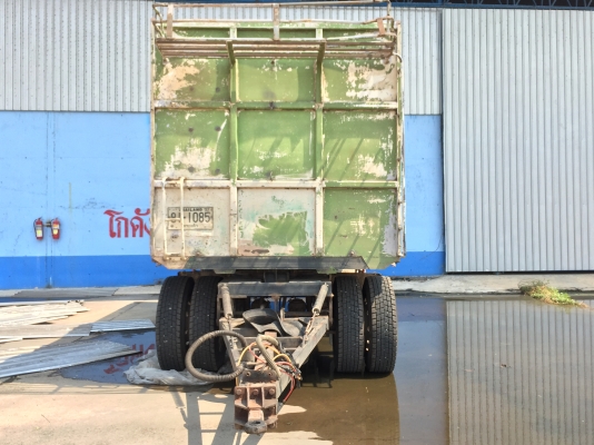 แสงฟ้าเต๊นท์รถ//ขายรถพ่วงเปอร์เฟียร์2คานหน้า เครื่อง P11C-320แรง ดั้มแม่ลูกกระบะมิเนียม  ลูกดั้ม3คาน