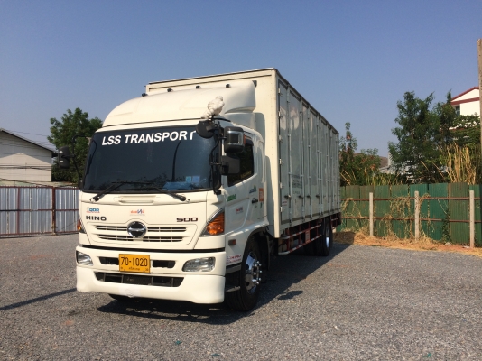 ขายดาว ขาย6ล้อHINO.MAGA.FG8JPLA Euro3.QDR.ซีรี่ย์500คอมมอนเรล212แรงรถห้าง ตู้บรรทุก10บาน ยาว7.50เมตร (ล้อเงาๆ)