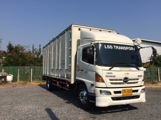 ขายดาว ขาย6ล้อHINO.MAGA.FG8JPLA Euro3.QDR.ซีรี่ย์500คอมมอนเรล212แรงรถห้าง ตู้บรรทุก10บาน ยาว7.50เมตร (ล้อเงาๆ)