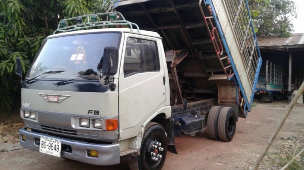 ขายรถหกล้อดัมพ์ HINO FB112 เครื่อง WO4D 117 แรง ปี 34 กระบะดัมพ์ช่วงยาว 4.30 เมตร ทะเบียนพร้อม