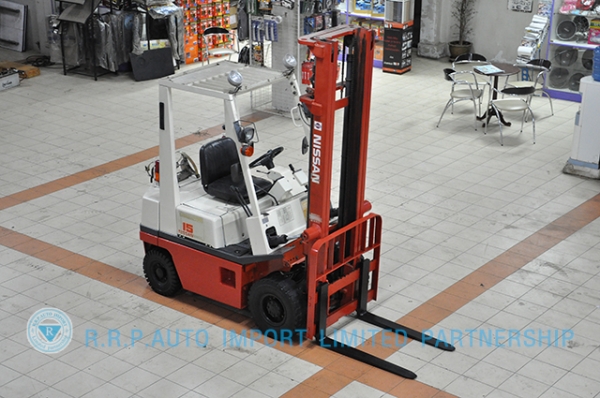 ขายรถโฟล์คลิฟท์มือสอง NISSAN รุ่น H01-004203 ราคา155,000 บาทนำเข้าจากประเทศญี่ปุ่น 100\% ไม่เคยใช้งานในประเทศไทย