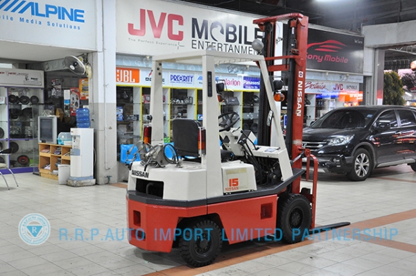 ขายรถโฟล์คลิฟท์มือสอง NISSAN รุ่น H01-004203 ราคา155,000 บาทนำเข้าจากประเทศญี่ปุ่น 100\% ไม่เคยใช้งานในประเทศไทย