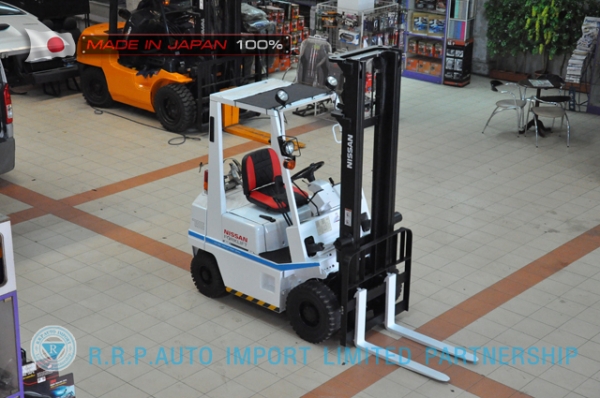 ขายรถโฟล์คลิฟท์มือสอง NISSAN รุ่น H01-004203 ราคา155,000 บาทนำเข้าจากประเทศญี่ปุ่น 100\% ไม่เคยใช้งานในประเทศไทย