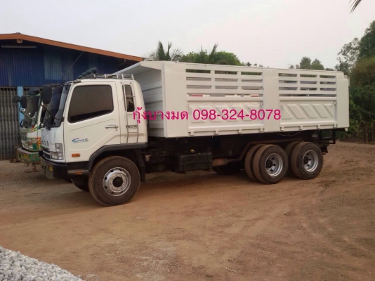 ขายรถบรรทุก Mitsubishi M6 เครื่องเดิม 260 แรง ปี 48 กระบะดัมพ์สามมิตรแท้ มีระบบลากพ่วง แอร์ ยางเต็ม ทะเบียนพร้อม