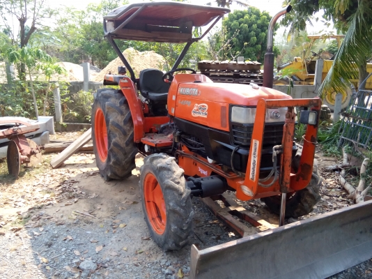 ขายคูโบต้า 45 แรง 2 เพลา 1650 ชม.พร้อมอุปกรณ์ 4 อย่าง ดันหน้า พาน 5  พาน 3 โรตารี่