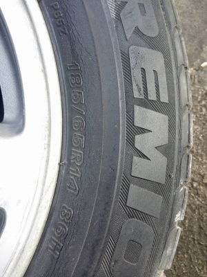 แม็กเดิมติดรถ 4 รู 100 ใส่รถได้หลายรุ่น 4 วงพร้อมยาง