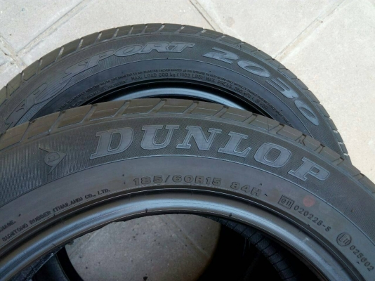 185/60R15 DUNLOP SP SPORT 2030 ปี13 ชุด 4 เส้น tel.081-427-3941 ไอดีไลน์  0814273941