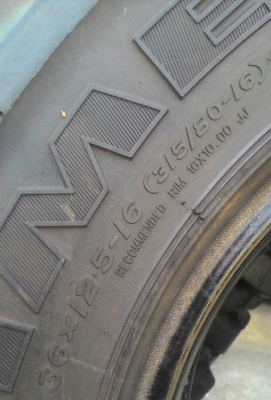 ขาย ยางลุย ตะขาบ SIMEX 36 R16