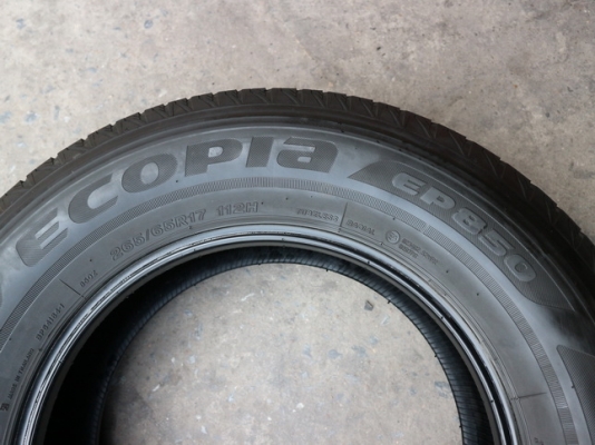 ยาง Bridgstone 265-65-17 ปี 14 รุ่น Ecopla EP 850 ครบชุด 4 เส้น 5000  ไม่ควรพลาด สภาพสวยๆไม่บวมดอกยางเหลือเยอะ