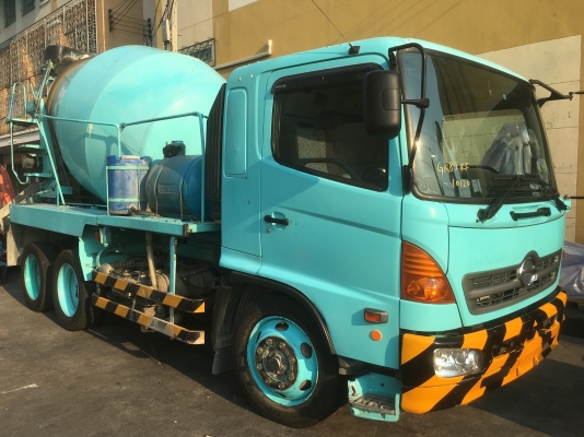 ขายรถโม่ปูน 10 ล้อ ฮีโน่ เมก้า 4.5 คิว รถญี่ปุ่น พร้อมใช้งาน