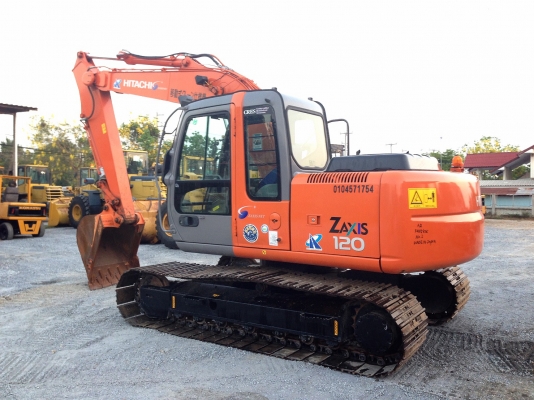 HITACHI ZX120 ญี่ปุ่นแท้ สภาพ 99\% เหมือนรถใหม่ แทรคใหญ่ 70เซน ชั่วล่างเต็ม ไฟฟ้าครบ เอวแน่น แอร์เย็น โทร.090-986-2521 อ๊อบ