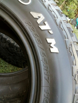 265/65R17 HANKOOK DYNAPRO  ATM  มี 3 เส้น tel.081-427-3941 ไอดีไลน์ 0814273941