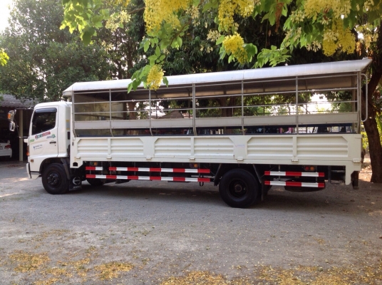 ขายรถบรรทุกหกล้อ HINO FC9J เครื่อง 175 แรง ปี 57 ไมล์ 59,xxx กะบะช่วงยาว 6.50 เมตร ทะเบียนพร้อม
