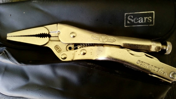 ขายคีมล็อกแบบพับได้VISE-GRIP Made in USA.งานเก่า