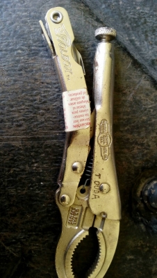 ขายคีมล็อกแบบพับได้VISE-GRIP 6LC Made in USA.งานมือสอง ขายคีมล็อกแบบพับได้VISE-GRIP 6LC Made in USA.งานมือสอง