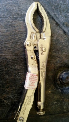 ขายคีมล็อกแบบพับได้VISE-GRIP 6LC Made in USA.งานมือสอง ขายคีมล็อกแบบพับได้VISE-GRIP 6LC Made in USA.งานมือสอง