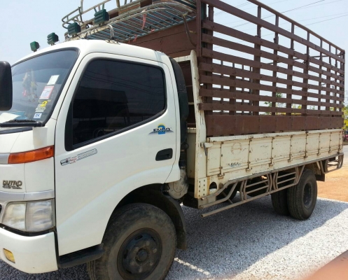 หกล้อ ฮีโน่ DUTRO 121ยูโร2ปี49 แอร์เย็นๆ ช่วงยาว 4.50ม สภาพดีสวยเดิมๆพร้อมใช้งาน ทะเบียนพร้อมโอน