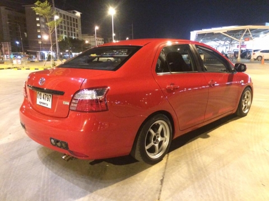 ขาย Vios สีแดง ปี2010 เกียร์ธรรมดาพร้อมซิ่ง รถมือเดียว