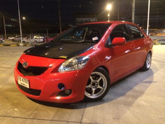 ขาย Vios สีแดง ปี2010 เกียร์ธรรมดาพร้อมซิ่ง รถมือเดียว