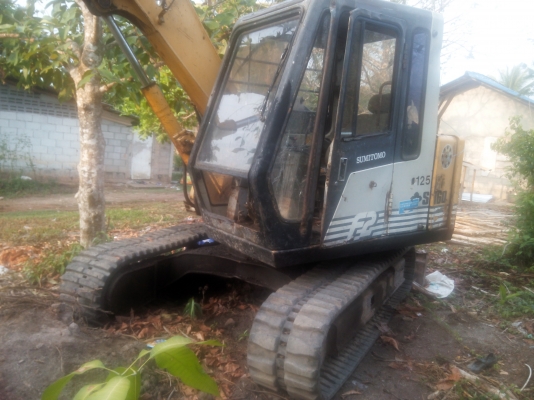 ขายรถแบคโฮ SUMITOMO S160 F2 แทรคยาง บูมสไล ปั๊มยูชิดะ ราคา 320000