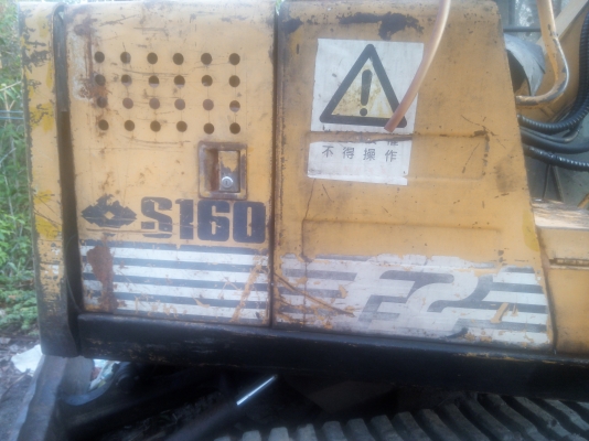 ขายรถแบคโฮ SUMITOMO S160 F2 แทรคยาง บูมสไล ปั๊มยูชิดะ ราคา 320000