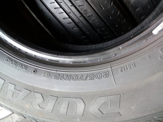 205/70R15 BRIDGESTONE DURAVIS R611 ชุด 4 เส้น tel.081-427-3941 ไอดีไลน์  0814273941