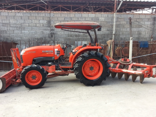 คูโบต้า L4708 4 WD ใบมีดตราช้าง ผานช้าง DH246F ทำงาน 473 ชั่วโมง..เล่มทะเบียนพร้อม