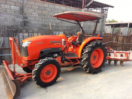 คูโบต้า L4708 4 WD ใบมีดตราช้าง ผานช้าง DH246F ทำงาน 473 ชั่วโมง..เล่มทะเบียนพร้อม