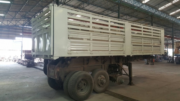 ขาย หางเซมิดั้ม 3 เพลายัด ลงเล่มแล้ว ยาว 7.50 เมตร กระทะล้อมีให้ครบ เสาและแผงข้างกระบะทำใหม่หมด เอกสารเล่มทะเบียนพร้อมโอน