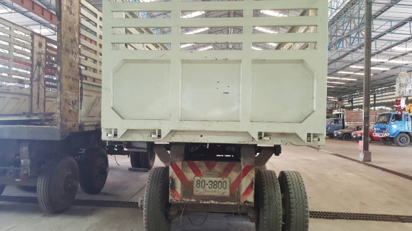 ขาย หางเซมิดั้ม 3 เพลายัด ลงเล่มแล้ว ยาว 7.50 เมตร กระทะล้อมีให้ครบ เสาและแผงข้างกระบะทำใหม่หมด เอกสารเล่มทะเบียนพร้อมโอน