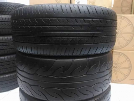 ล้อแม็ก Honda Jazz ขอบ 15 (4/100) พร้อมยาง 195/50/15 สภาพพร้อมใช้ ทั้งชุด 1,900.- **NET**