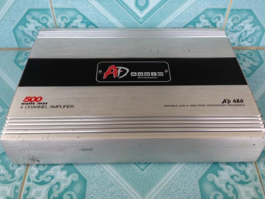 แอมป์เอบี4ch AD มือสองสวยๆ ขาย 1750 บาท